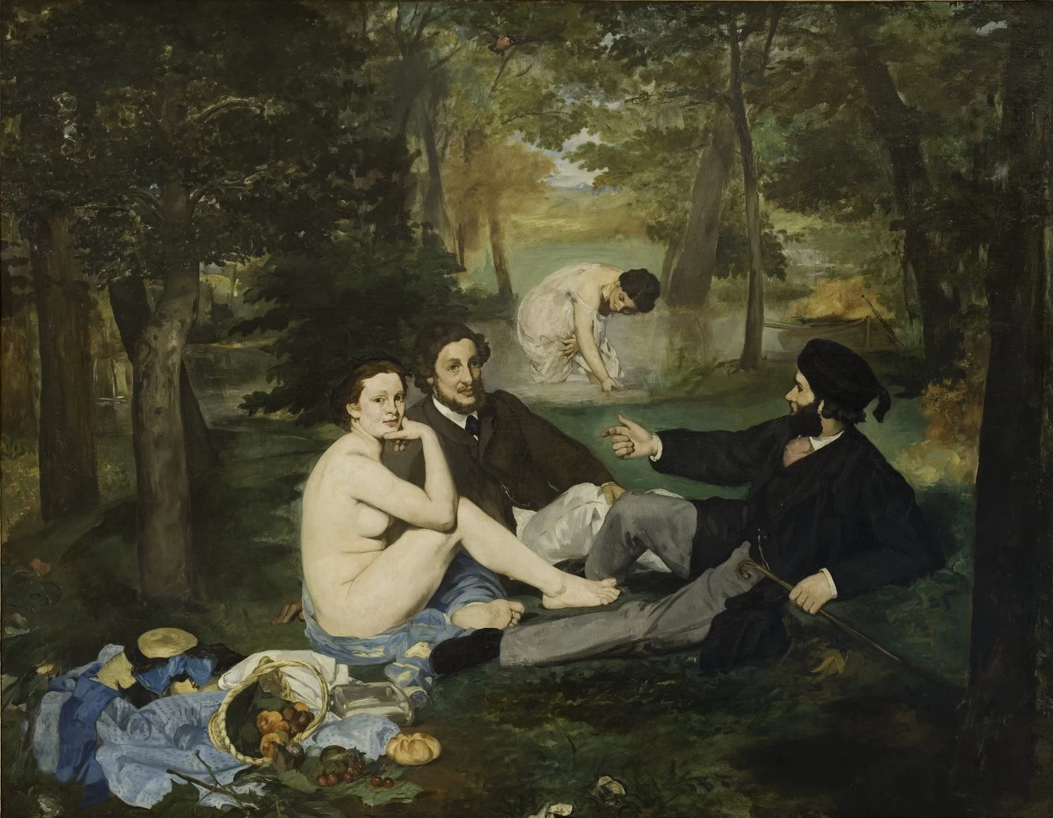   75-Édouard Manet, Colazione sull'erba, 1863-Museo d'Orsay, Parigi